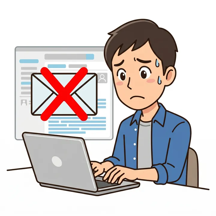 メールが使えない